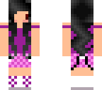 chibi purple girl