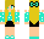 cute blue gal