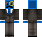 dark blue dapper slime