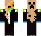 derpy rainbow girl with suit