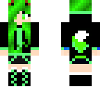 epic green wolf skin