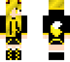 epic yellow wolf girl