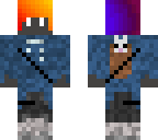 knight boots and bunny in backpack