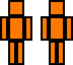 orange with black line