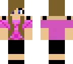 pink girl with headphones