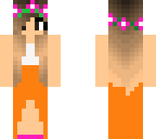 prom dress orange