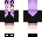 purple goth girl