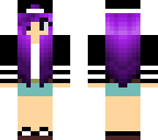 purple hair girl