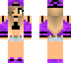 purple teen girl