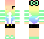 rainbow haired girl