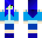 really blue girl