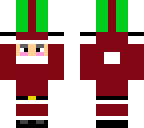 santa with a present