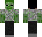 steve disfrasado de zombie