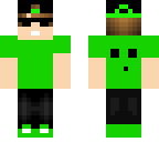 two layer green boy