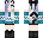 winter cat girl