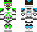 blue and green trooper