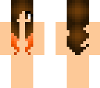 brown and orange ombre