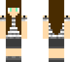 brown haired girl with green-blue eyes