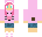 bunny hoodie girl