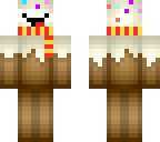 cake with scarf