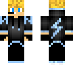 cool light blue lightning boy