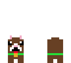 dog with bunny ears