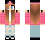 girl in a flannel