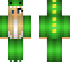 green dino girl
