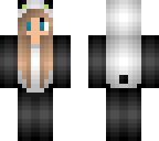 green panda ears