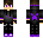 headphones boy purple