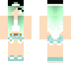 mint green hair