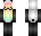 moustache chibi panda girl