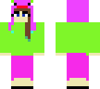 neon monster costume