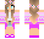 ombre pink tumblr girl skin