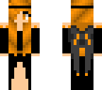 orange hair dark angle
