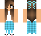 pajama girl  with bow