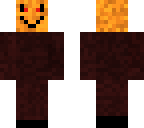 pumpkin mask brown robe
