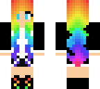 rainbow girl