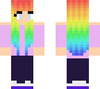 rainbow girl