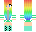 rainbow hair