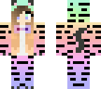 rainbow tiger girl edit