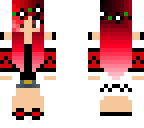 red cute girl