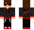 red vamp with sunglasses