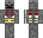 wither skeleton with organs