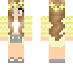 yellow flower girl