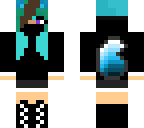 blue cat girl