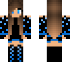 blue rain girl