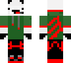 christmas panda with headset