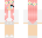 cute pink hair girl