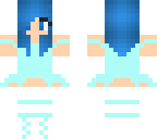 elven girl with blue hair